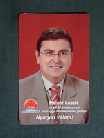 Kártyanaptár,politika,MSZP,Molnár László,2006  (3)