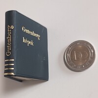 EXTRÉM RITKA! Gutenberg ábrázolások (1968) – 100 PÉLDÁNYOS SZÁMOZOTT MINIKÖNYV!