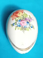 Herendi  tojás bonbonier tulipáncsokor  mintás