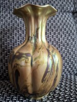 ZSOLNAY labrador gerezdes váza árverés!