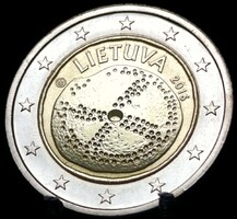 Litvánia 2 euró, 2016 Balti kultúra B13A1v