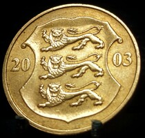 Észtország 1 korona, 2003 A15F6