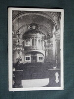 Képeslap,Gödöllő,Vártemplom látkép,részlet,Storcz B. Mátyás dohányáruda kiadás,1939-