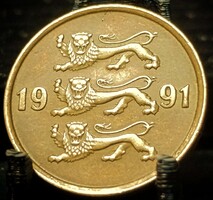 Észtország 10 sent, 1991 D07I3