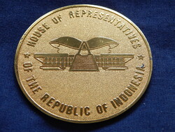 Emlékül az Indonéz Köztársaság Képviselőházának Alelnökétől, Soerjadi-tól 1997. szeptember - plakett