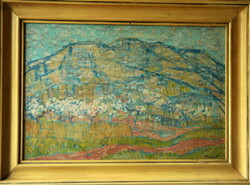 BenczeLaszlo1907-92;viragzo mandulafak  festmeny