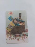 GYŐRI KEKSZ- ÉS OSTYAGYÁR 1987. évi kártyanaptár