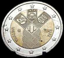 Litvánia 2 euró, 2018 100. Évforduló - a Balti államok B13D4V