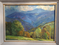 Hegyi táj festmény