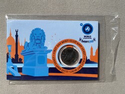 2018 Birkózó Világbajnokság 50 Forint elsőnapi veret bliszter, RITKA, ALACSONY SORSZÁM: 00486