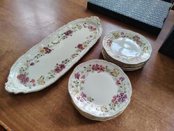 Zsolnay pillangós szendvics készlet 12 (!) személyes