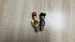 Folk cork stoppers 2pcs