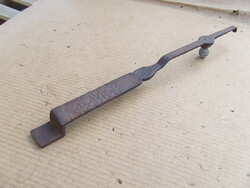 Régi kovácsolt tárgy kapu tolózár csúszózár