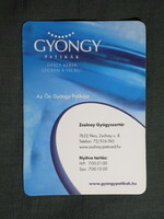 Kártyanaptár,Zsolnay gyógyszertár,patika,Pécs,Gyöngy patikák,2008  (3)