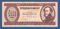 5000 Forint 1995 J Nagyon ritka barna 5000 Forintos