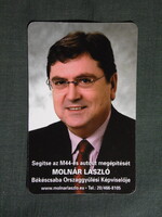 Kártyanaptár,Politika,MSZP,Molnár László,Békéscsaba, 2010  (3)