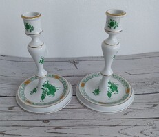 Herendi porcelán gyertyatartó - lámpa alj "PÁRBAN"!
