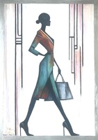 Balogh K. Zsuzsanna - Art deco ihletésű figuratív festmény