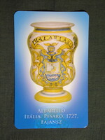 Kártyanaptár,Mérleg gyógyszertár,patika,Pécs,fajansz patikaedény, 2010  (3)