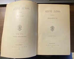 Arany János prózai dolgozatai 1884 Ráth Mór 5. kötet