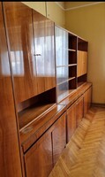 Tömör kőris és gőzölt bükk (mid century modern) szekrénysor