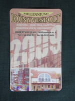 Kártyanaptár,Millenniumi könyvesbolt,Berettyóújfalu,2009  (3)