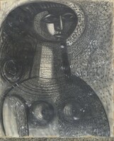 Szabó Zoltán Angyalföldi : "Leány portré" 1973