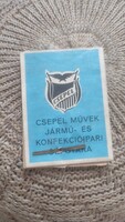 Csepel művek kezelési útmutató, jótállási jegy