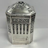 Gyönyörű antik szecessziós ezüst doboz 130 gr