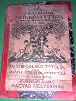 Antik 1921. Dr. Tordai Ányos : Összefoglaló tételek I. könyv a képek szerint "Magyar Jövő"
