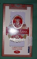 Retro VASCO DE GAMMA SUMATRA - BRASIL papír karton szivar doboz 17 x 10 cm a képek szerint