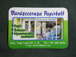 Kártyanaptár,Varázsceruza papír írószer üzlet,Pécs,2009  (3)