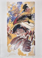 Aknay János - Nagy utazás 42 x 30 cm computer print, merített papír