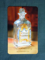 Kártyanaptár,Mérleg gyógyszertár,patika,Pécs,üveg patikaedény, 2009  (3)