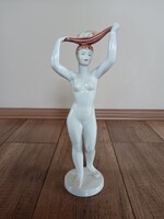 Ritka Hollóházi porcelán akt