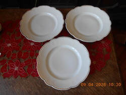 Zsolnay gyöngyös lapos tányér