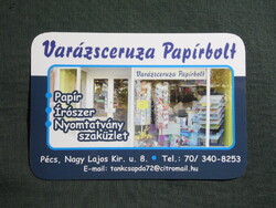 Kártyanaptár,Varázsceruza papír írószer üzlet,Pécs,2009  (3)