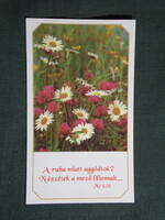 Kártyanaptár,Vallás,Korda könyvesbolt,Kecskemét,máté idézet,virág 2010  (3)