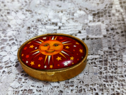 Retro Sunflower Medicine Box