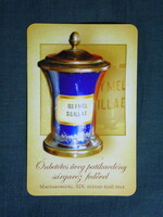 Kártyanaptár,Mérleg gyógyszertár,patika,Pécs,ónbetétes üveg patikaedény,2009  (3)
