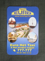 Kártyanaptár,Euro 7 Taxi,Pécs,2009  (3)