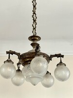 Antik art deco csillár