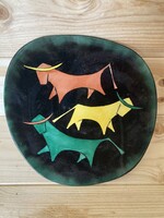 Kerámia BIKÁS falitányér