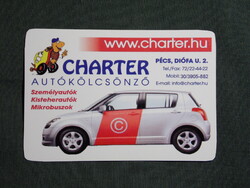 Kártyanaptár,Charter autókölcsönző,Pécs,Suzuki autó 2011  (3)