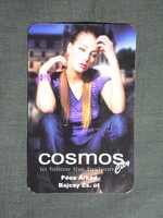 Kártyanaptár,Cosmos ruházat,divat üzlet,Pécs Árkád,női modell, 2011  (3)