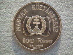 1998 1848-49 Szabadságharc 150. évfordulója 100 Forint színesfém emlékérme, BU