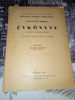 Kölcsey Ferenc Gimnázium és Általános Iskola 1947–1948-as tanévre vonatkozó évkönyv