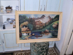 Szignózott olaj festmény