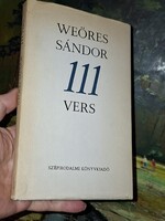 1974-első kiadás WEÖRES SÁNDOR: 111 VERS--boritős-