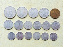 Németország NDK 17 db Különböző Érme 1 5 10 20 50 Pfennig 1 2 Márka 1958-1983